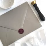 "Bow in Mulberry Pack of 10" - Wax Seals in purple by Abby Choi