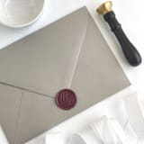 "Miss to Mrs in Mulberry Pack of 10" - Wax Seals in purple by Abby Choi