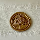 "Ginko Leaf Wax Seals (Set of 10)" - Wax Seals in multicolorassorted-colors by Vee