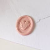 "Antique Heart- Customizable Color- Set of 25 Hand-crafted Wax Seals" - Wax Seals in multicolor by Inkspiringletters