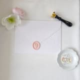 "Antique Heart- Customizable Color- Set of 25 Hand-crafted Wax Seals" - Wax Seals in multicolor by Inkspiringletters