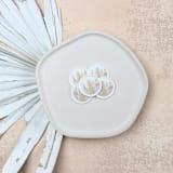 "Pink Christmas Tree Wax Seals for Holiday Cards and Winter Weddings | Set of 25" - Wax Seals in multicolor by Clove and Cedar Design