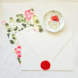 "Poppy Field- Customizable Color- Set of 25 Hand-crafted Wax Seals" - Wax Seals in multicolor by Inkspiringletters