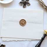 "Pinecone Branch- Customizable Color- Set of 25" - Wax Seals in multicolor by Inkspiringletters