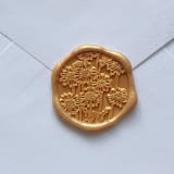 "Customizable Color Daisy Mums Self-adhesive Wax Seals, Set of 5" - Wax Seals in multicolorassorted-colors by MC silverlinings