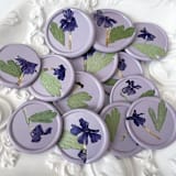 "Purple Verbena Wax Seal in Lilac | Pack of 10" - Wax Seals in purple by Caitlin Home