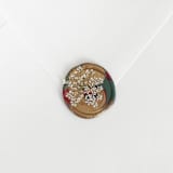 "Queen Anne's Lace Wax Seal in Holiday Marble | Pack of 10" - Wax Seals in multicolor by Caitlin Home