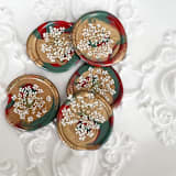 "Queen Anne's Lace Wax Seal in Holiday Marble | Pack of 10" - Wax Seals in multicolor by Caitlin Home