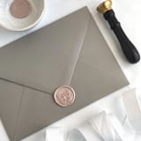 "Butterfly in Champagne Pack of 10" - Wax Seals in pink by Abby Choi