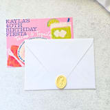 "Pina Colada- Customizable Color- Set of 25 Hnad-crafted Wax Seals" - Wax Seals in multicolor by Inkspiringletters