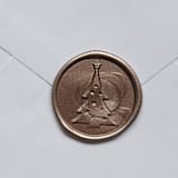 "Customizable Color Christmas Tree Wax Seals, Self-Adhesive Seals, Set of 5" - Wax Seals in multicolorassorted-colors by MC silverlinings