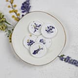 "Lavender and Gold Wax Seals | Set of 25" - Wax Seals in purple by Clove and Cedar Design