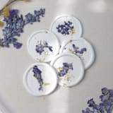 "Lavender and Gold Wax Seals | Set of 25" - Wax Seals in purple by Clove and Cedar Design