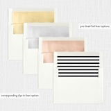 "Classic Monogram" - Mitzvah Invitations in Powder by Stacey Meacham - Envelope Liner Options