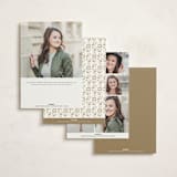 "Hanukkah Star" - Mitzvah Invitations in Snow by Ana de Sousa - Back of Card Options