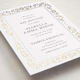 "Hanukkah Star" - Mitzvah Invitations in Snow by Ana de Sousa - Detail