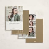 "Fringe Cascade" - Mitzvah Invitations in Cloud by Robert and Stella - Back of Card Options