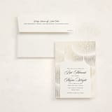 "Fringe Cascade" - Mitzvah Invitations in Cloud by Robert and Stella - Invitation with Envelope