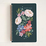 "Gathered Bouquet" - Notebook in Deep Sea by Alethea and Ruth - Front