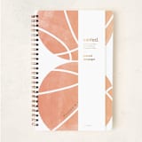 "Basketball" - Notebook in Pumpkin by Corinne Malesic - Wrap