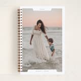 "Holiday File" - Notebook in Snow by Gwen Bedat - Front