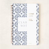 "watercolor tile" - Notebook in Cobalt by Katharine Watson - Wrap
