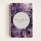 "Elisa" - Notebook in Orchid by Simona Camp - Front