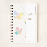 "Watercolor butterflies" - Notebook in Ocean by Lindsay Megahed - Wrap