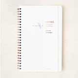 "Strong initial" - Notebook in Marine by Creo Study - Wrap