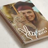 "peace out" - Notebook in Sugar by Ekko Studio - Binding Detail