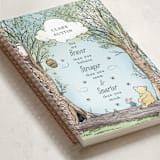 "Disney's Winnie the Pooh in the Wood" - Notebook in Robin’s Egg by Becky Nimoy - Binding Detail