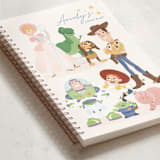 "Disney and Pixar's Toy Story Friendship" - Notebook in Cupcake by Sabrin Deirani - Binding Detail