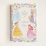 "Disney Princess Garden Party" - Notebook in Buttercream by Cass Loh - Front