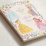"Disney Princess Garden Party" - Notebook in Buttercream by Cass Loh - Binding Detail