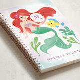 "Disney's Little Mermaid Shellebrate!" - Notebook in Lilac by Sabrin Deirani - Binding Detail