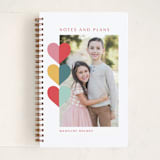 "hearts trio" - Notebook in Confetti by Leah Ragain - Front