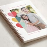 "hearts trio" - Notebook in Confetti by Leah Ragain - Binding Detail
