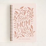 "To the Best Mom Ever" - Notebook in Terracotta by Alethea and Ruth - Front