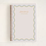 "Squiggled" - Notebook in Lemongrass by Everett Paper Goods - Front