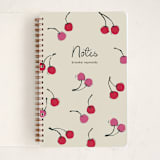 "So Berry Sweet" - Notebook in Tomato by Itsy Belle Studio - Front