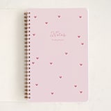 "Little Sweetheart" - Notebook in Strawberry by Angela Garrick - Front