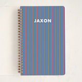 "Classic Prep" - Notebook in Blue Jay by AK Graphics - Front