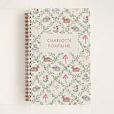 "Trellis" - Notebook in Mulberry by Sarah Knight - Front