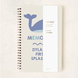 "Whale Hello" - Notebook in Sea by Harriet Richter - Wrap