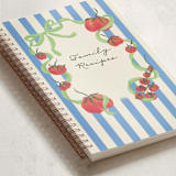 "Petit Pomodoro" - Notebook in Lime by Jackie Crawford - Binding Detail