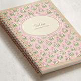 "Botanical maximalism" - Notebook in Poppy by Creo Study - Binding Detail