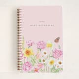 "Spring Garden" - Notebook in Petal by Bayberry Kate - Front