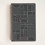 "Bauhaus Slate" - Notebook in Slate by Iveta Angelova - Front