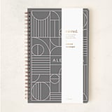 "Bauhaus Slate" - Notebook in Slate by Iveta Angelova - Wrap