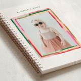 "Painted Memories" - Notebook in Gumdrop by Kercia Jane - Binding Detail